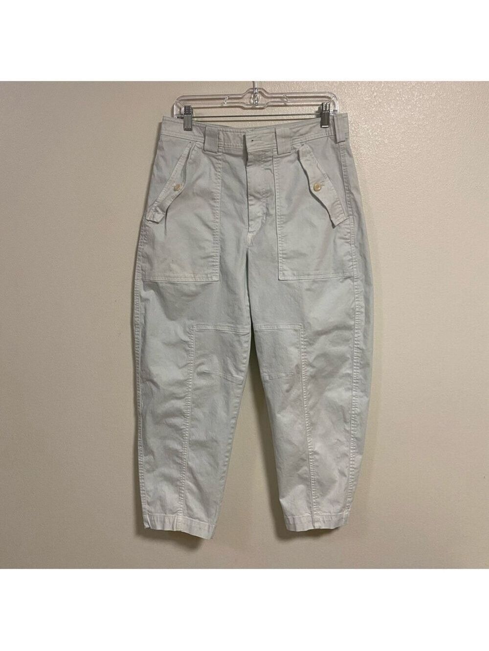 Banana Republic Pants Women’s Size 8 Light Blue tint The Barrel Pant Jeans FLAWS
